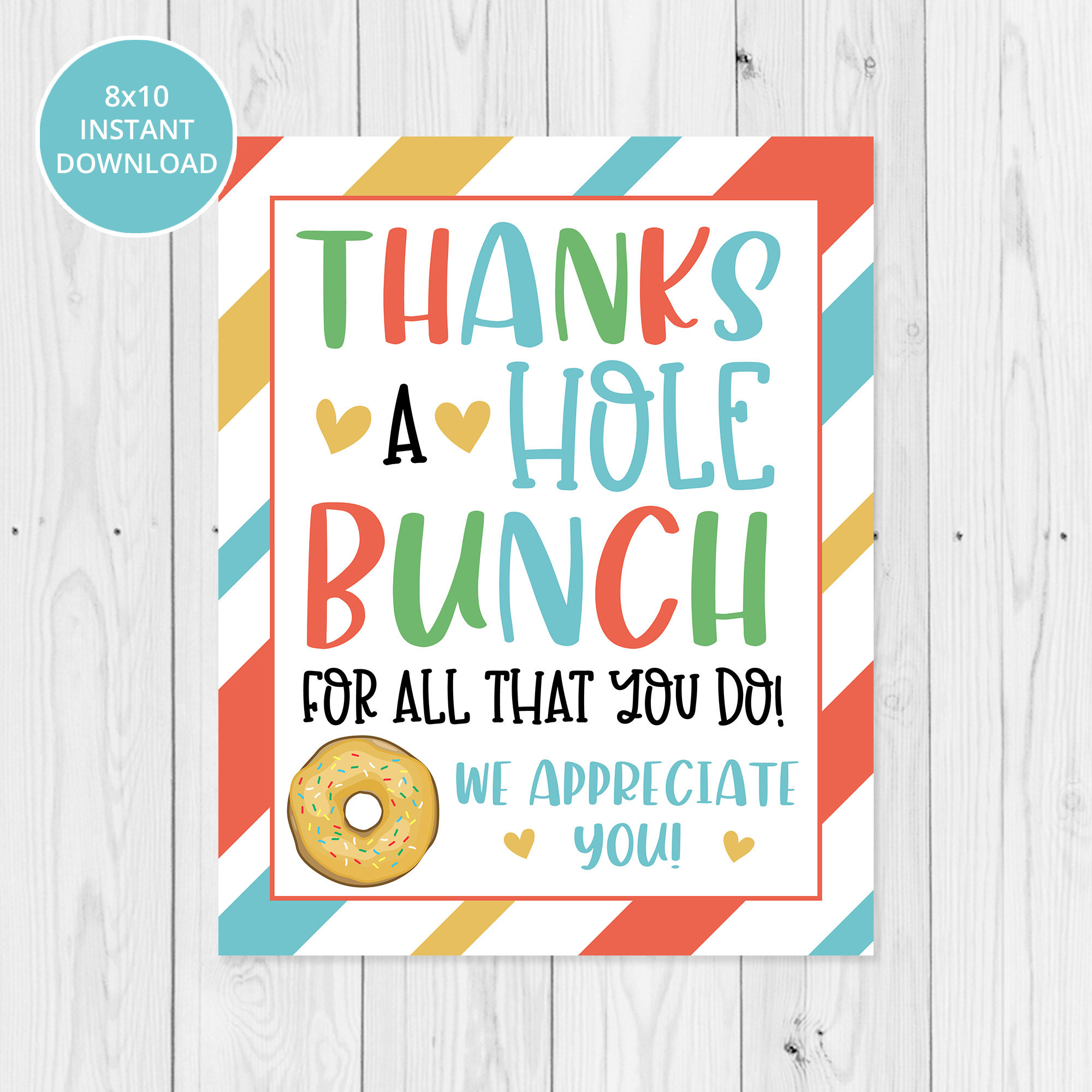 thanks-a-hole-bunch-donut-party-gift-labels-chocolate-vanilla-etsy