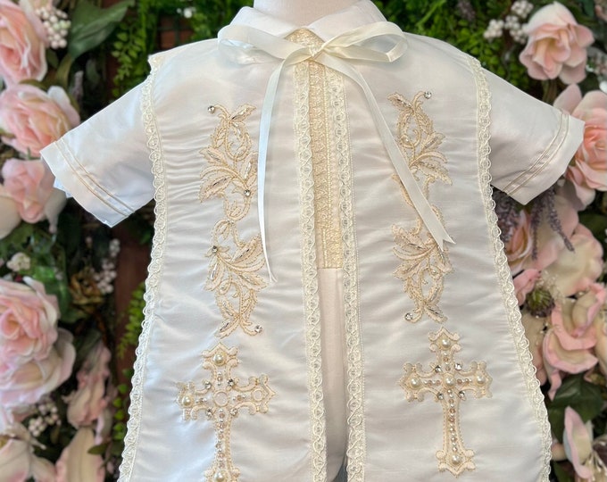 Boys Baptism and Christening Suspender, Baptism Boys Outfits, Baby Boy