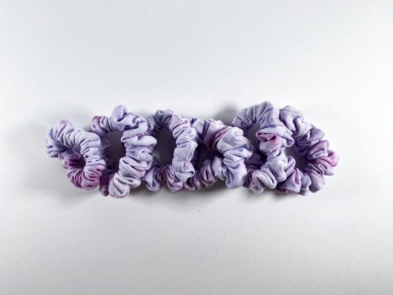 Zero Waste 3 pk Scrunchie Set PinkPurpleNeutral Tie Dye
