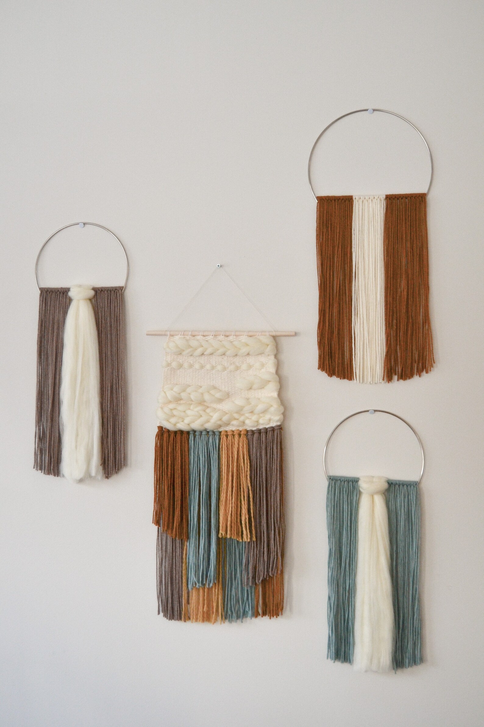 Metal round wall hanging Etsy