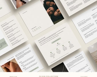 Client Offboarding Guide Canva Template: Olivia Goodbye Packet (Digital Download)