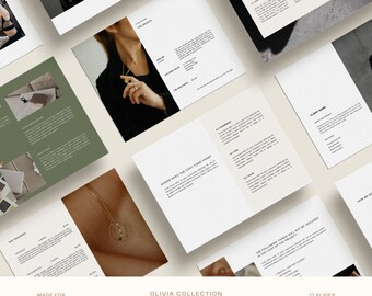 Olivia Project Proposal Canva Template: Client Onboarding Kit (Digital Download)
