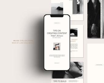 Muse Social Media Pack: 120 Canva Instagram Templates (Digital Download)