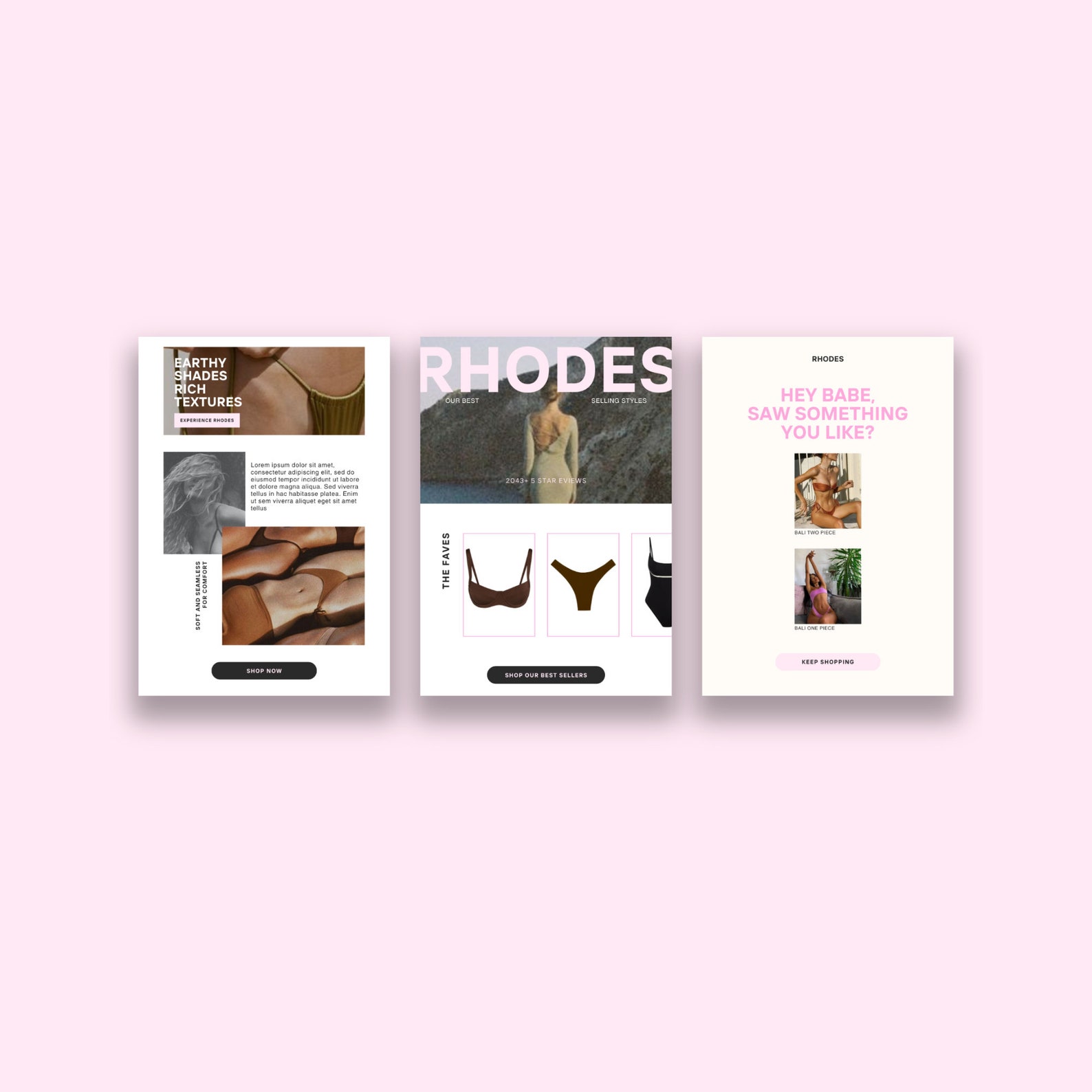 Rhode Email Rhodes Email Templates, Canva Template, Aesthetic Editable Email ...