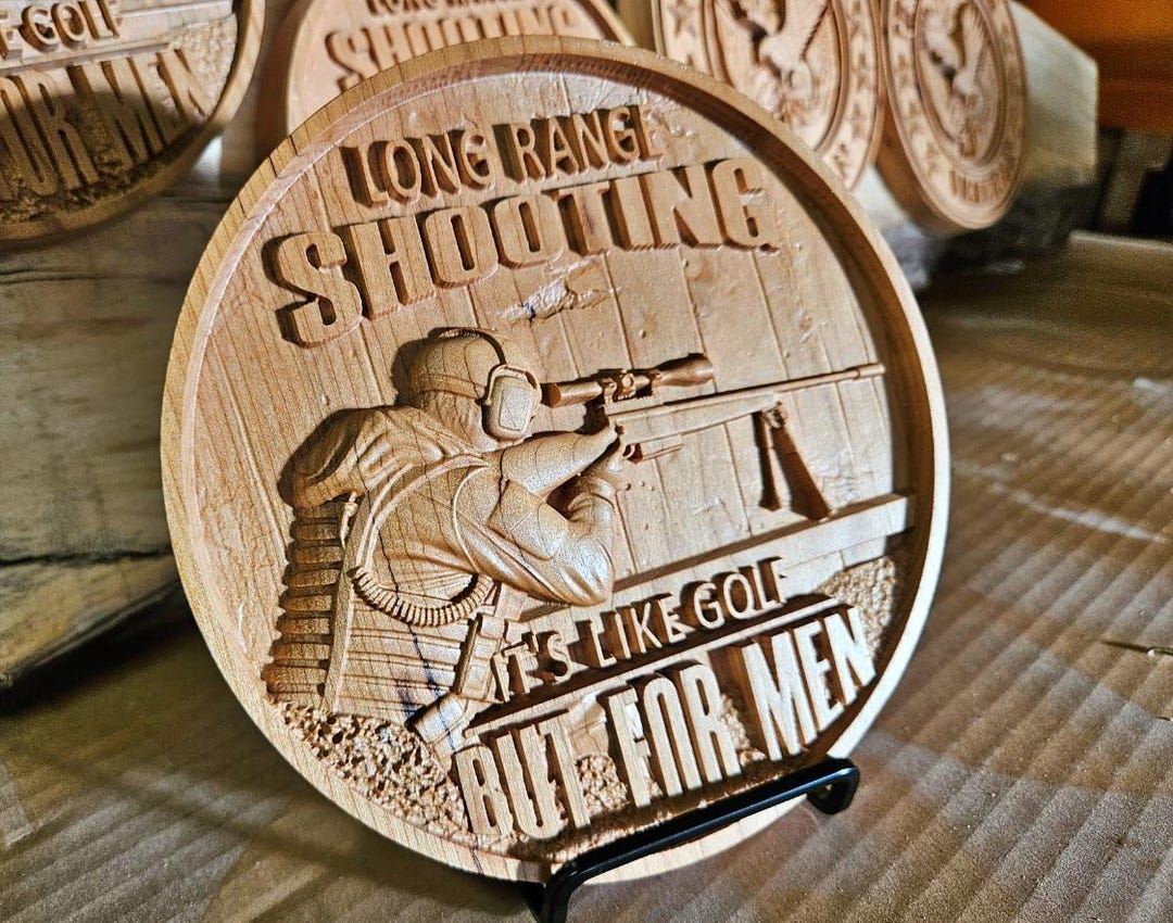 Long Range Shooting Wood Carving - Etsy