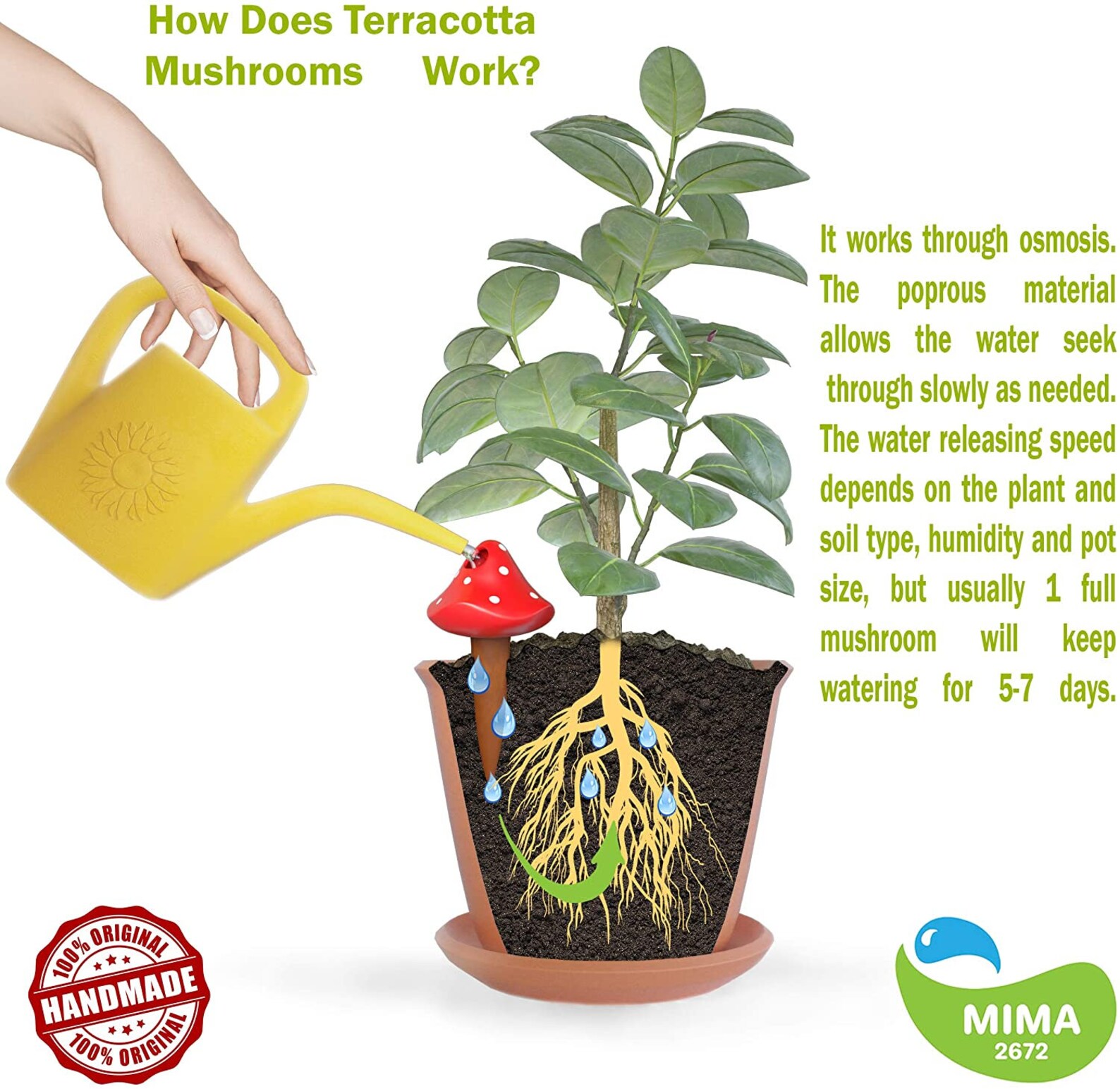 Hearts Terracotta Watering Globes 3 Self Watering System Etsy