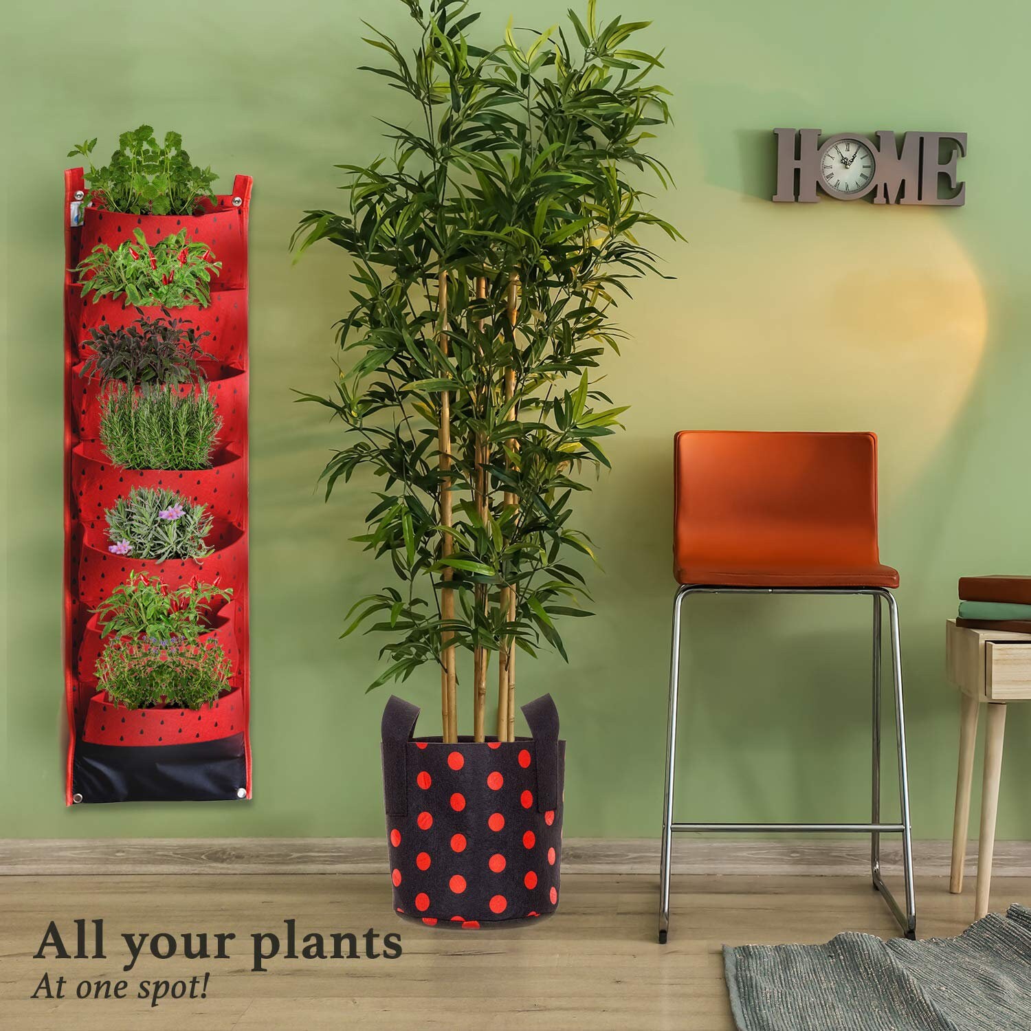 Plantador colgante vertical con 7 bolsillos profundos | Etsy