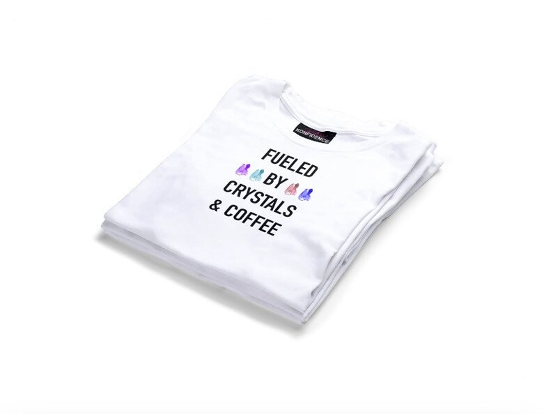 Fueled By Crystals /& Coffee Tee