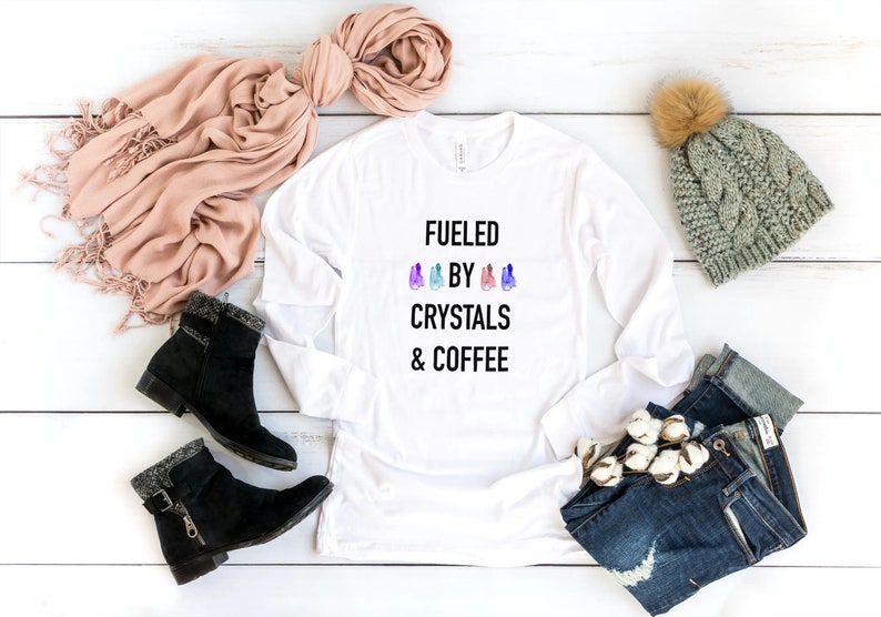 Fueled By Crystals /& Coffee Tee
