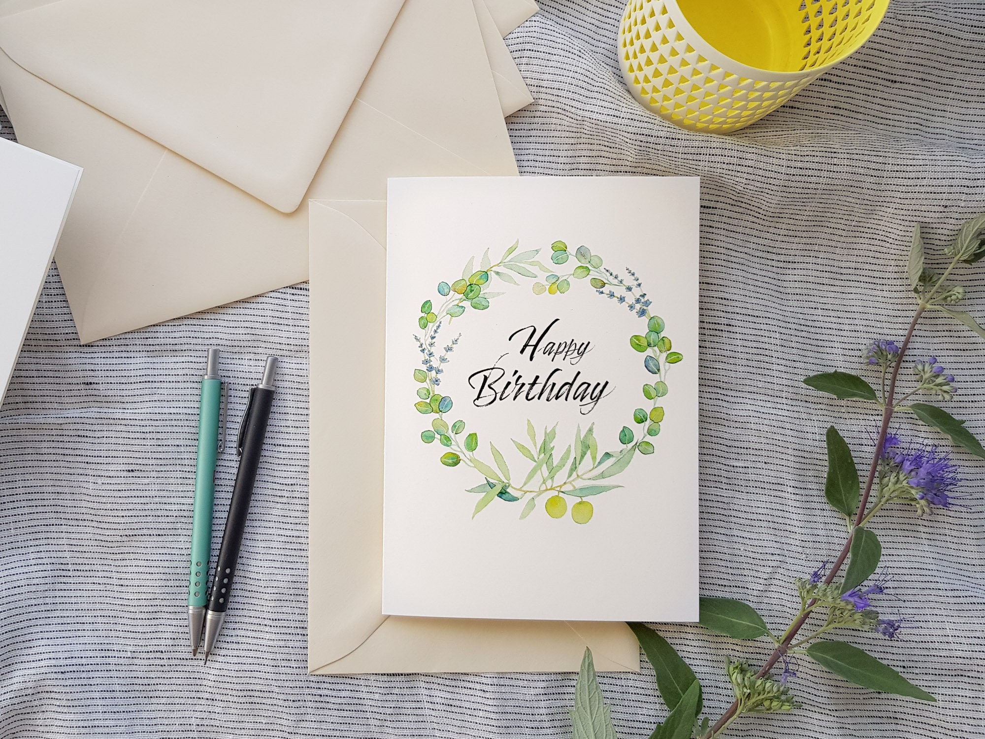 birthday card folding card for father mother kids etsy