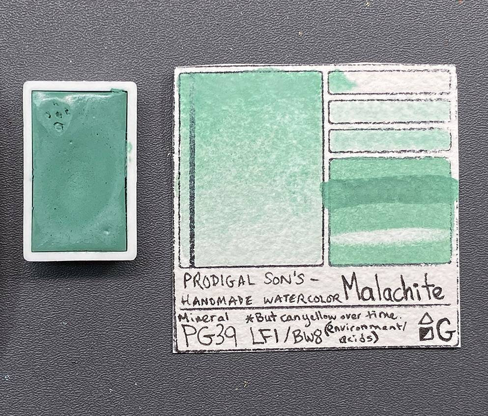 自家製絵の具 Malachite Genuine Ex Fine ハーフパン 画材|画材 自家製絵の具 Malachite Genuine Ex Fine ハーフパン 画材|画材