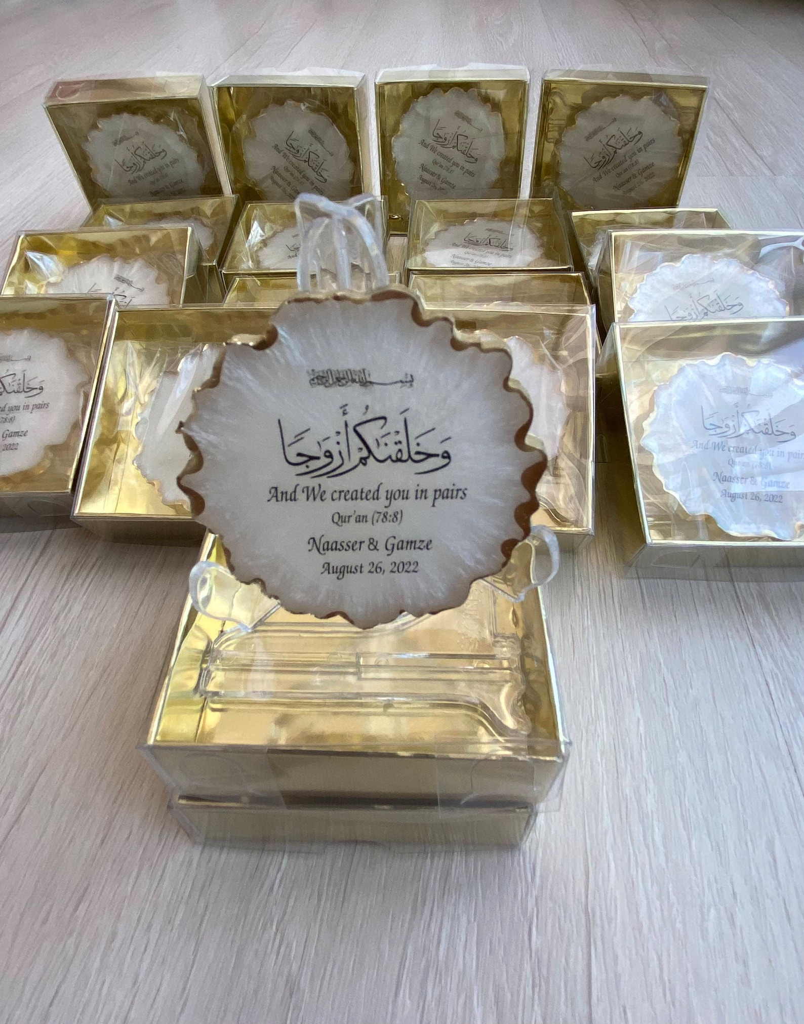 Islamic Wedding Favors Magnet for Guests in Bulk, Islamic Party Favors ...