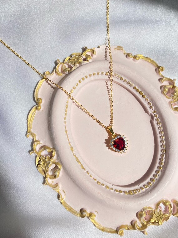 Lana Del Rey Heart Necklace Necklace 