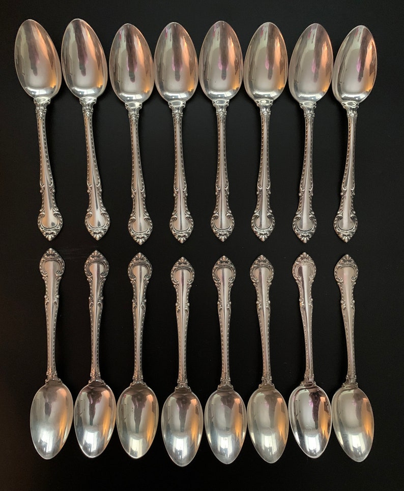 Antique Gorham english Gadroon Sterling Silver Flatware Etsy