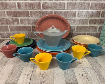 Mid-Century MCM Art Deco Homer Laughlin Fiesta Dishware | Selection | 1941-1959