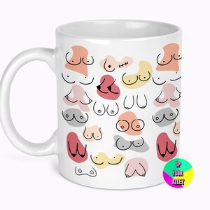 Boob Print Mug l Breastfeeding l Feminist l Body Positivity
