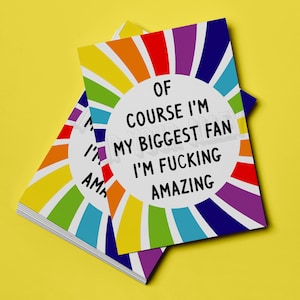 Je baise une affirmation incroyable Carte postale