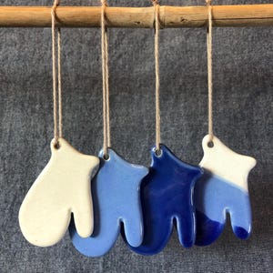 Ceramic Mitten Ornament