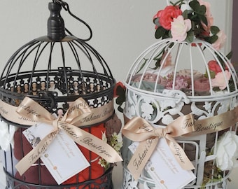 Botanische bloesem vogelkooi, hijab cadeauboeket, hijabboeket, set, doos, voor haar, bloem, op maat, gepersonaliseerd, cadeau