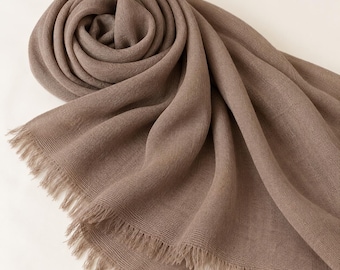 Mjuk maxi hijab i modal | Lätt vardagssjal (180 x 100 cm)