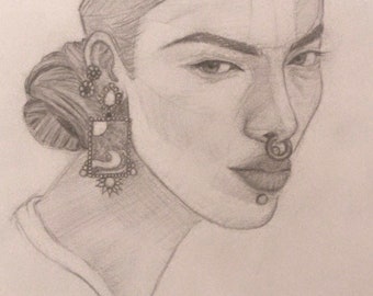 Profile Study #3 ~ original sketch