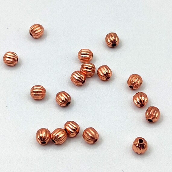 400Pcs 4mm Crimp Beads Covers Round Beads End Tips for Jewelry