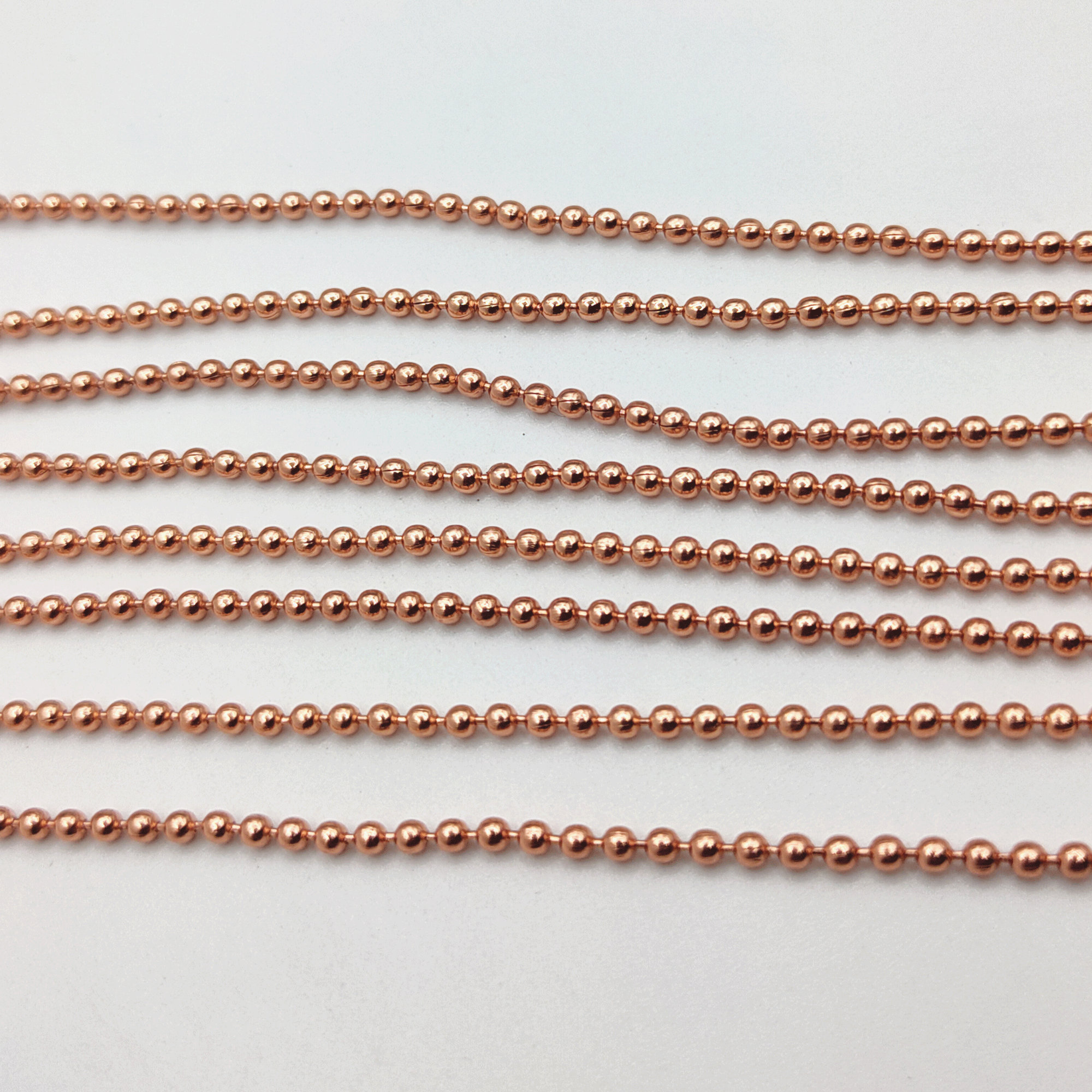 Copper Ball Chain 1.5mm Cahin Pack of 20 Meter Pack of 10 Etsy