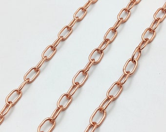 4x6mm Chain, Copper Finished Chains, Link Chain, Silver Plated Chain, Gold Plated Chain, Necklace Chain, Beacelet Chain, Wholesale Chain