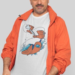 T-shirt unisex z krótkim rękawem i krótkim rękawem Darts High Finish 170 Big Fish
