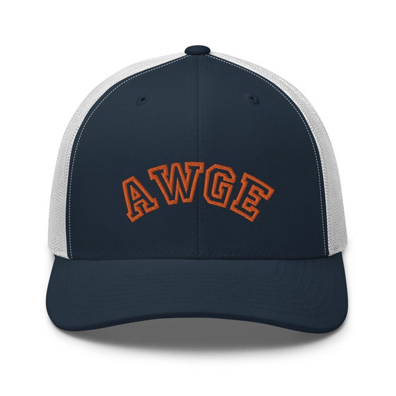 AWGE Logo Trucker Cap Asap Rocky Streetwear Hiphop Vlone - Etsy