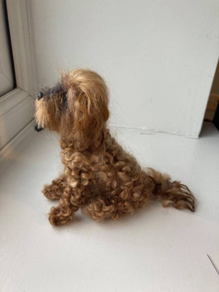 Personalised Cockapoo Sculpture - Custom Needle Felted Pet / Dog ...