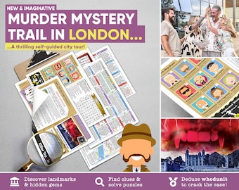City of London Murder Mystery Trail / Emocionante búsqueda del tesoro llena de acertijos de Killer Trails