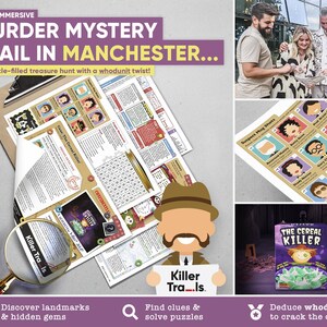 Manchester Murder Mystery Trail / Emocionante búsqueda del tesoro llena de acertijos de Killer Trails imagen 1