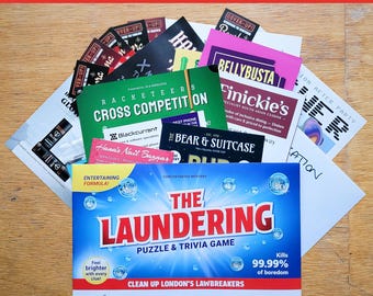 The Laundering Puzzle- & Quiz-Spiel | Escape Room Spielerlebnis von zu Hause