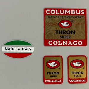 Columbus tubing decals - Etsy 日本