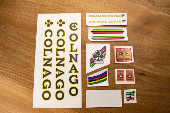 Kit D'autocollants Pour Cadre Colnago Master '91 – Neuf – Autocollants De Cadre Vélo