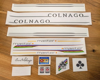 Vintage E. Colnago stikers Masters 1980's