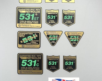 Custom decals: set #531. Stickers for the frame to be restored