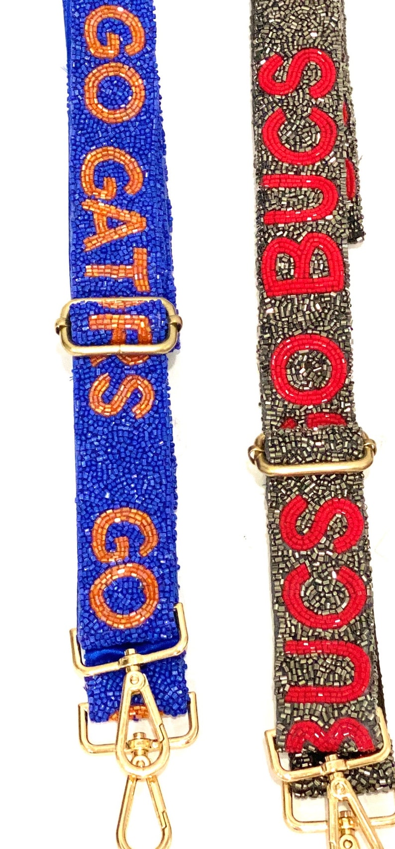 College Beaded Team Straps Etsy
