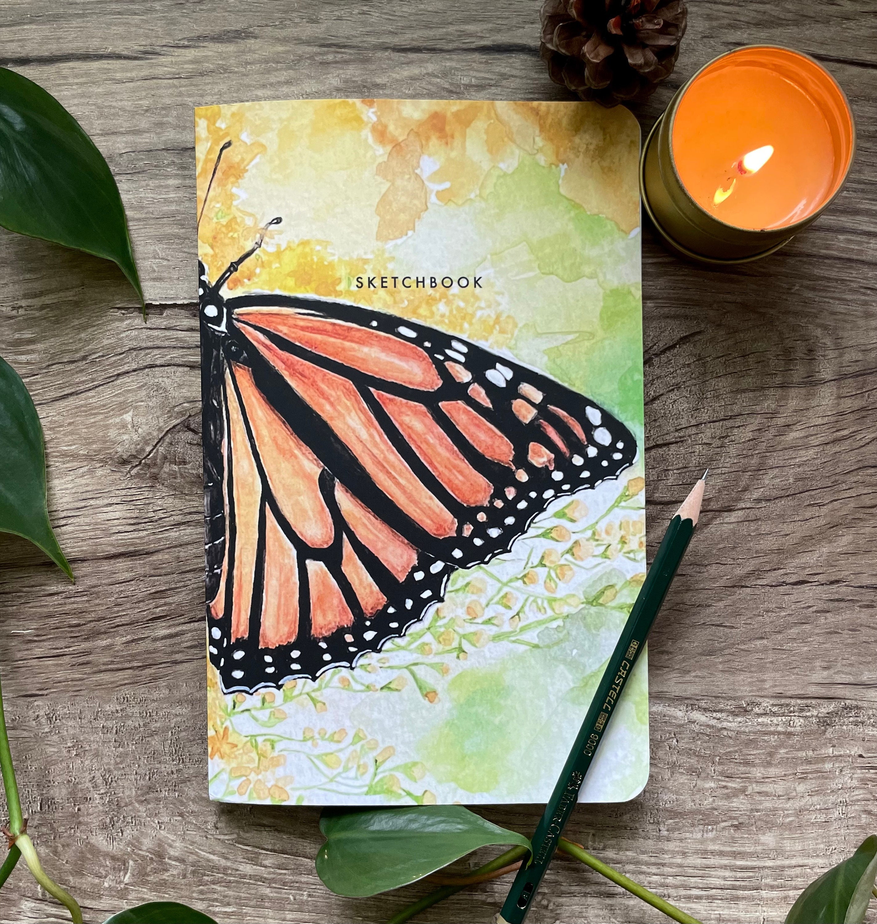 Butterfly Sketchbook & Drawing Set