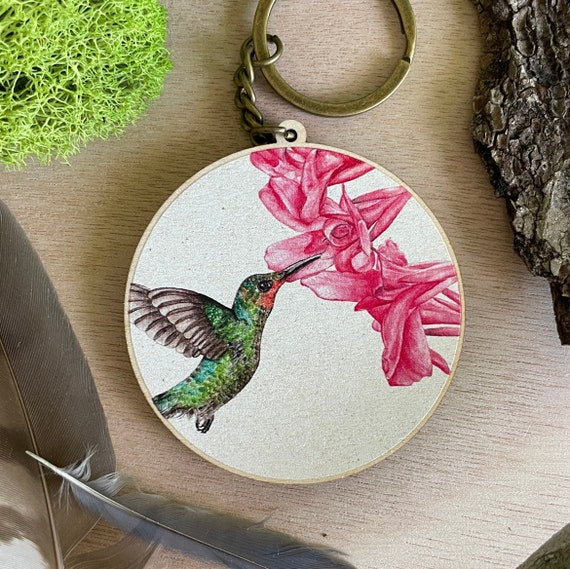 Hummingbird keyring shop