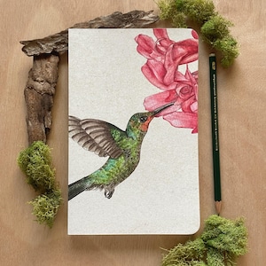 Hummingbird Dot Grid Journal - Hummingbird | Bird Gifts | Nature Journal | Nature Lovers | Bird Lovers | Hummingbird Gifts | Birder Gifts