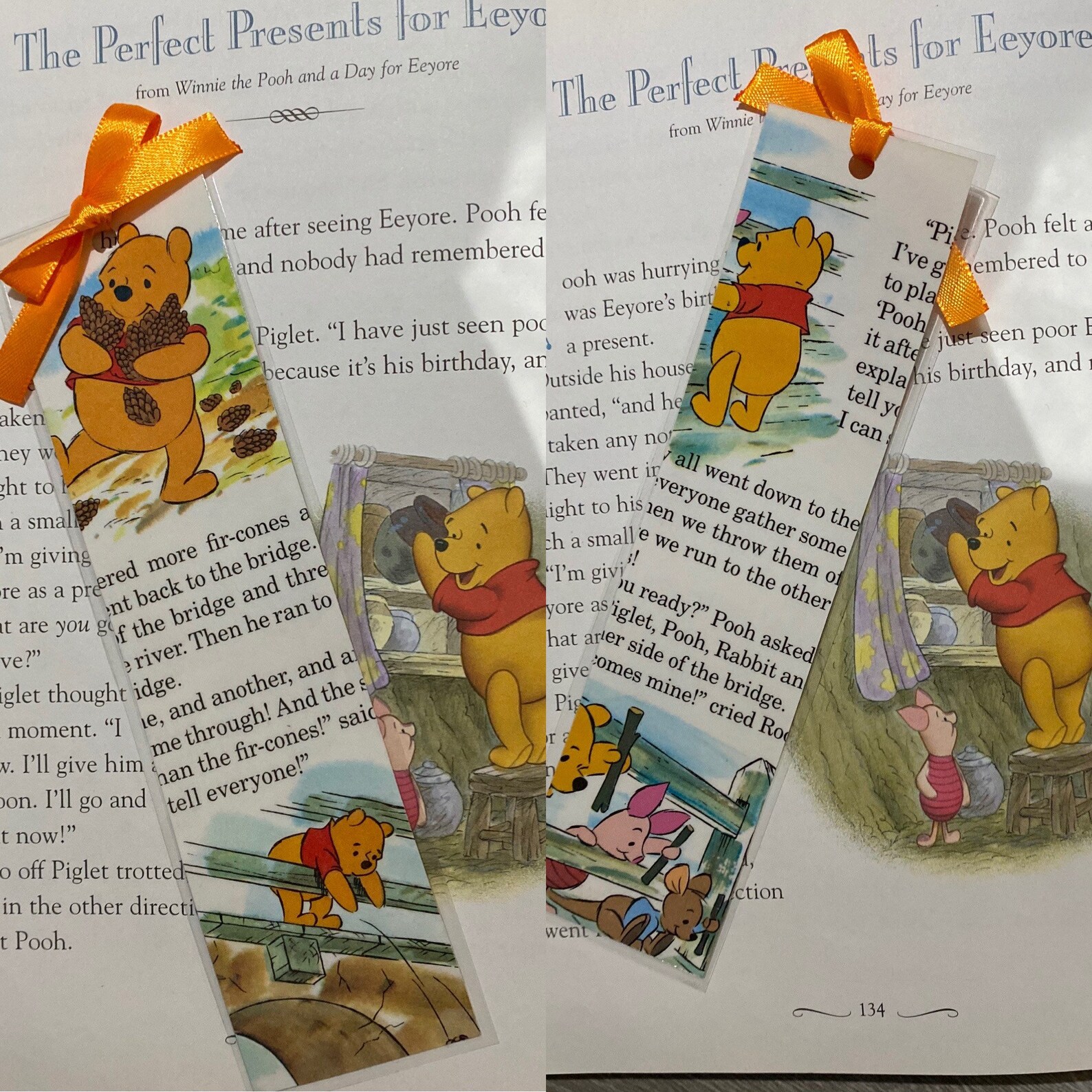 Disney Lesezeichen mit Storybook-Seiten gemacht | Etsy