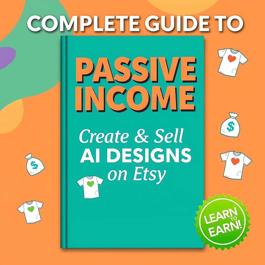 Complete Guide to Passive Income: Create AI Designs & Sell T-shirt ...