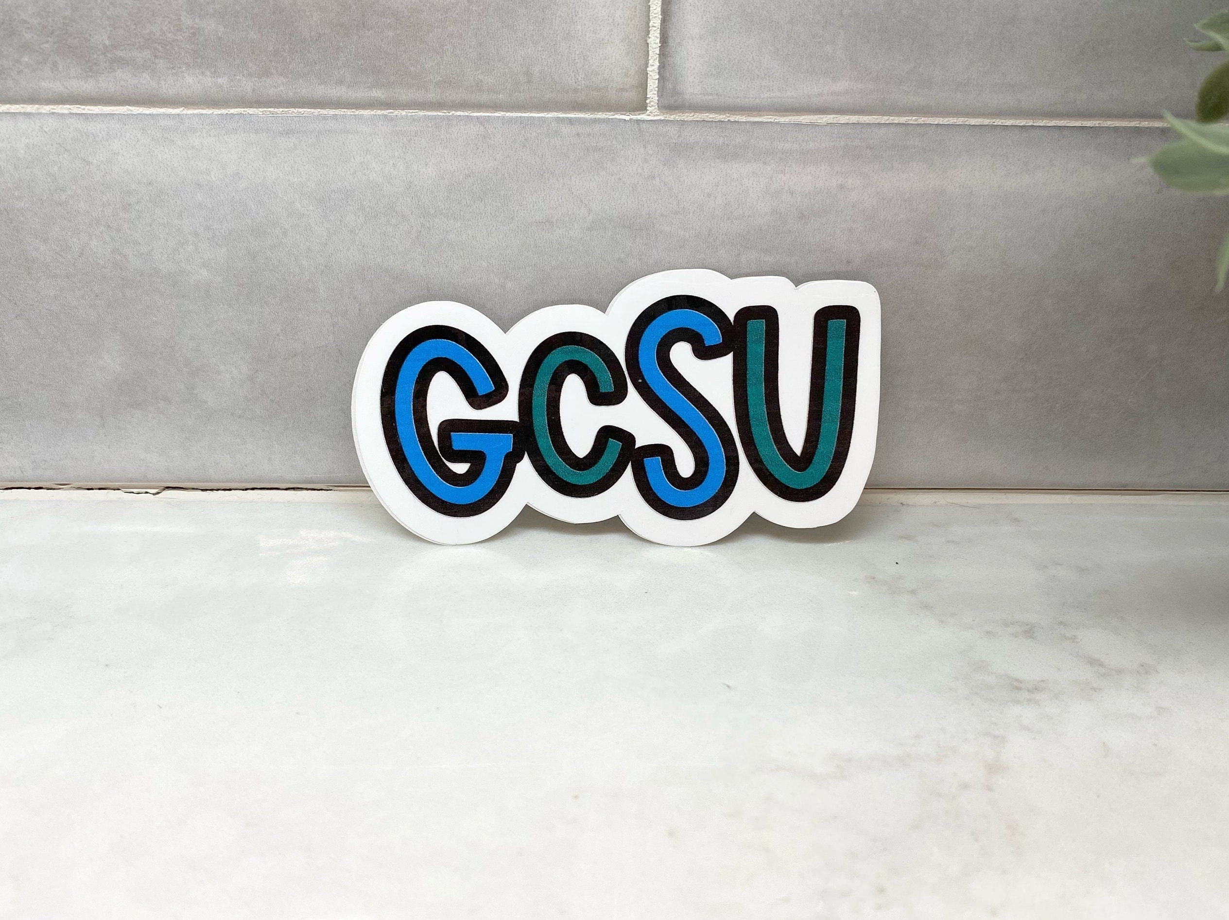 College Sticker/ GCSU Decal/ College and State Etsy