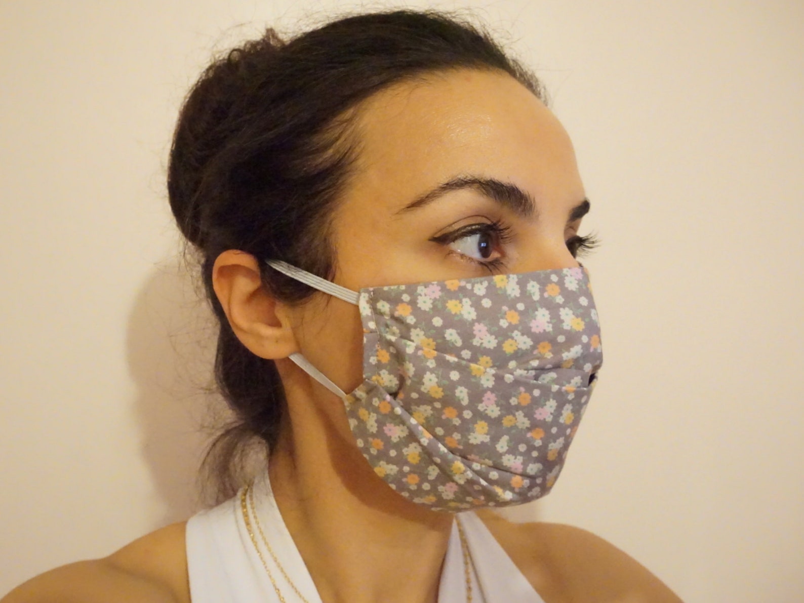 Linen Face Mask UK Linen Mask Single Layer Linen Natural Linen Etsy