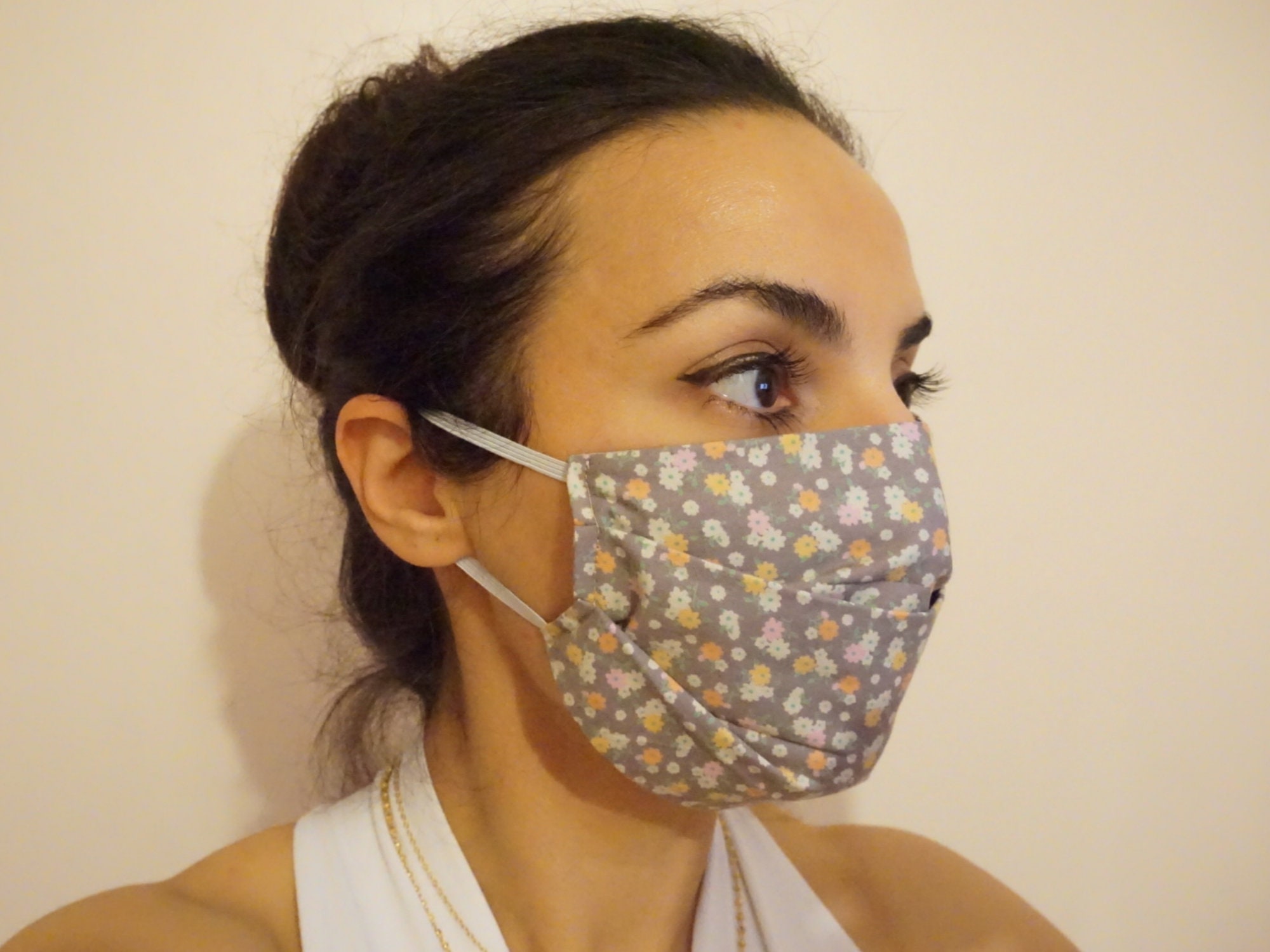 Linen Face Mask UK Linen Mask Single Layer Linen Natural Linen Etsy