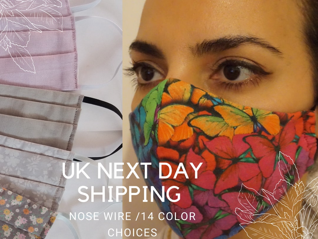 Face Mask UK, Washable Face Mask, Womens Reusable Face Mask, Ladies