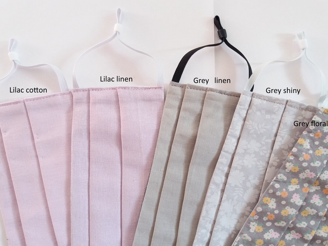 Linen Face Mask UK Linen Mask Single Layer Linen Natural Linen Adult