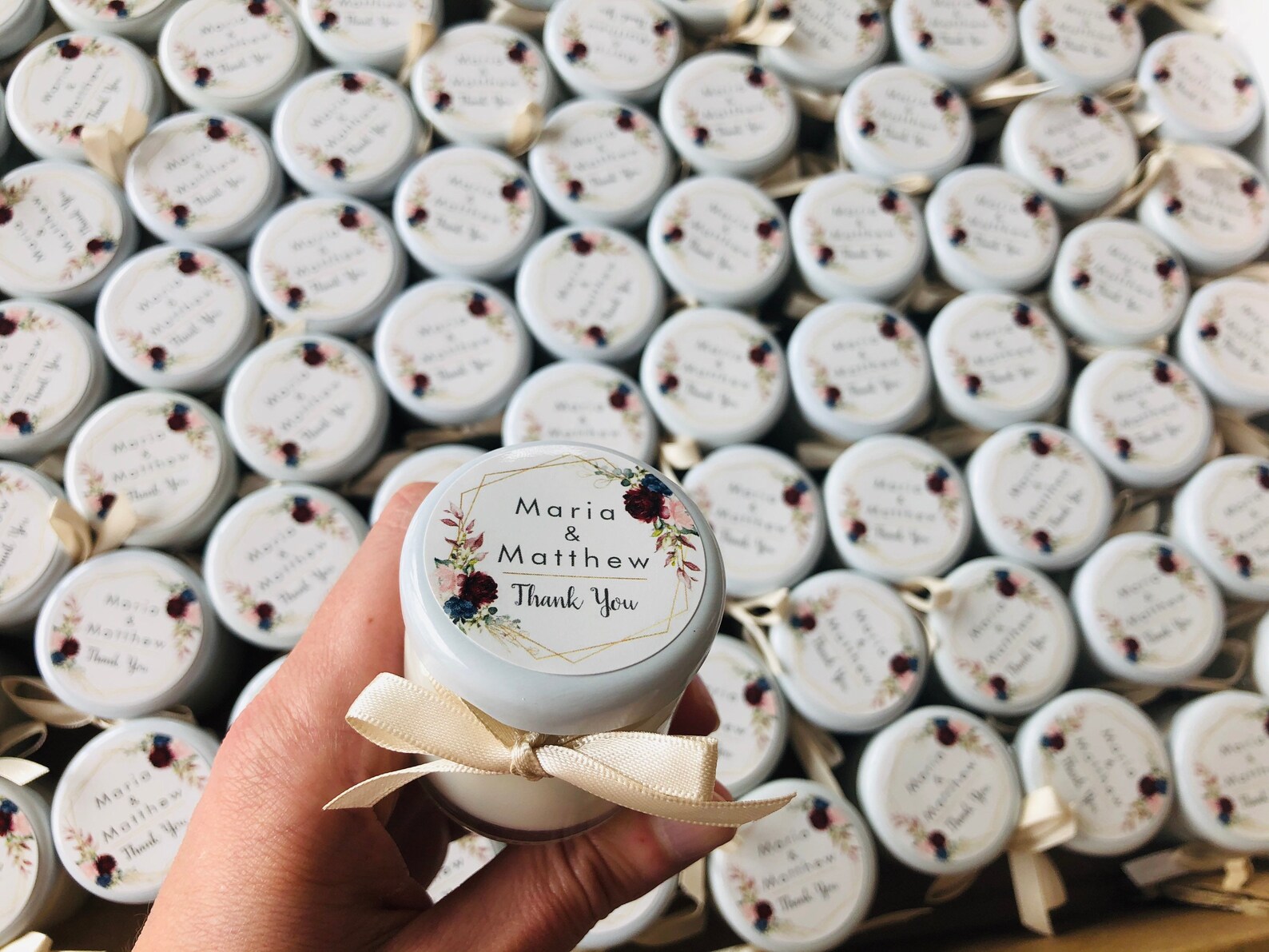 Mini bougie mariage personnalisée cadeau invités et Etsy